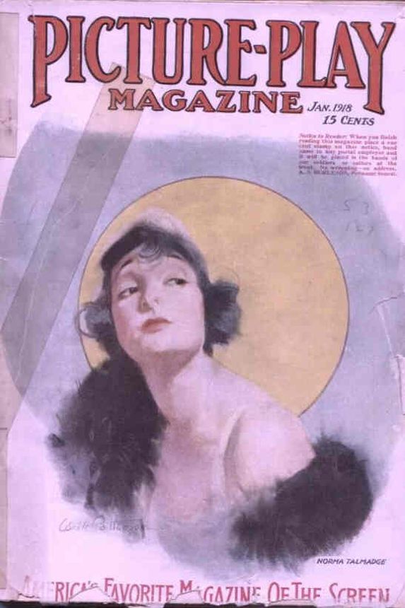 PICTURE PLAY magazine side cover January 1918