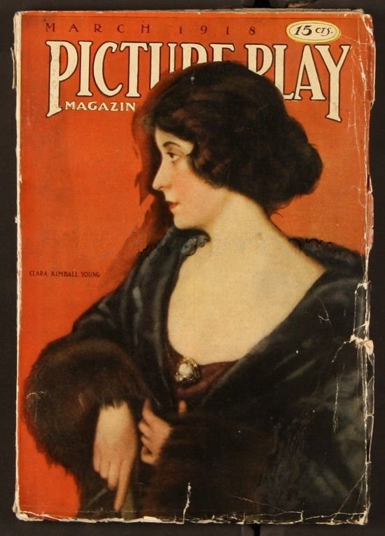 PICTURE PLAY magazine side cover March 1918