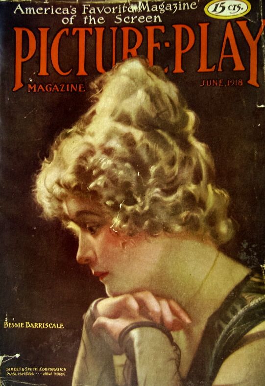 PICTURE PLAY magazine side cover June 1918