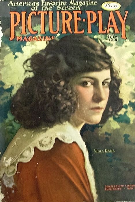 PICTURE PLAY magazine side cover July 1918