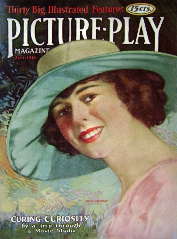 PICTURE PLAY magazine side cover September 1918