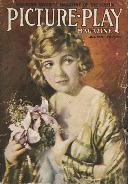 PICTURE PLAY magazine side cover August 1919