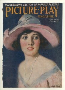 PICTURE PLAY magazine side cover February 1920