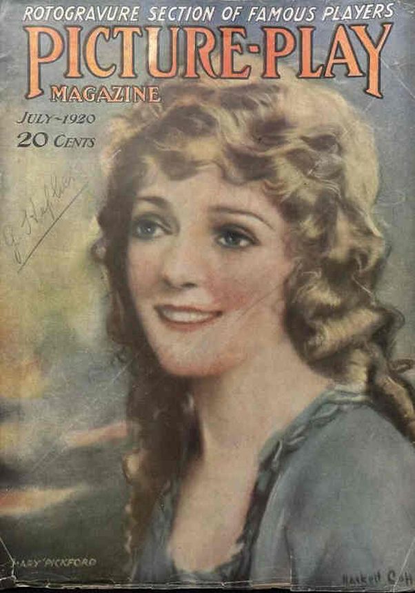 PICTURE PLAY magazine side cover July 1920