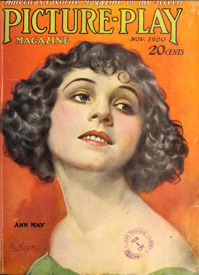 PICTURE PLAY magazine side cover November 1920