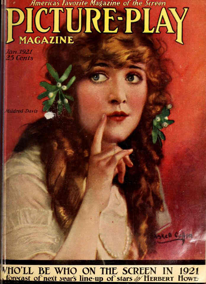 PICTURE PLAY magazine side cover January 1921