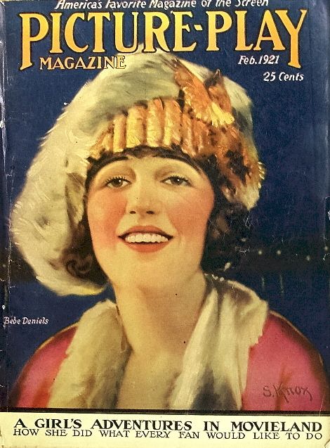 PICTURE PLAY magazine side cover February 1921