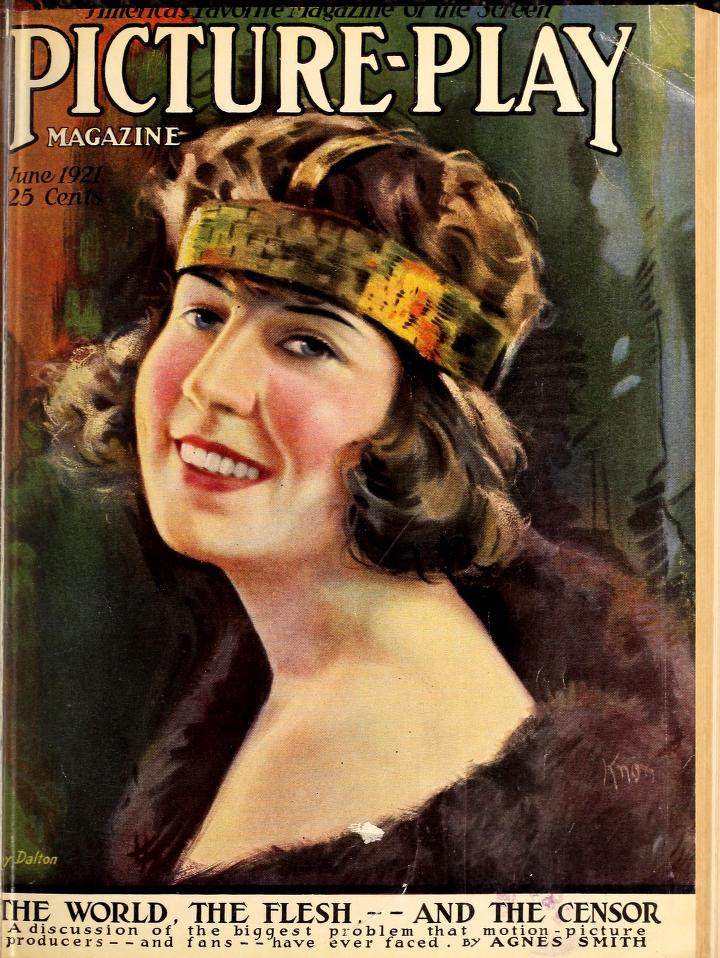 PICTURE PLAY magazine side cover June 1921