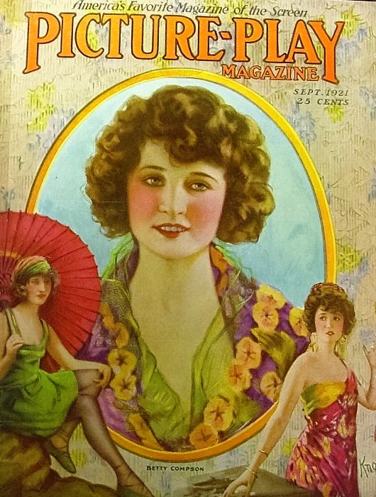 PICTURE PLAY magazine side cover September 1921