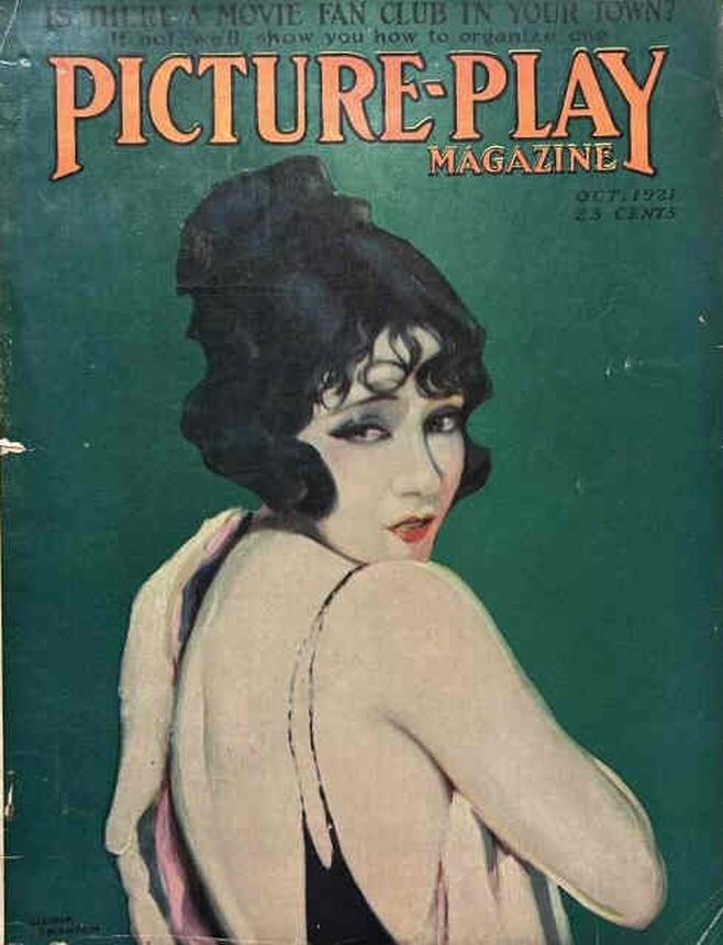 PICTURE PLAY magazine side cover October 1921