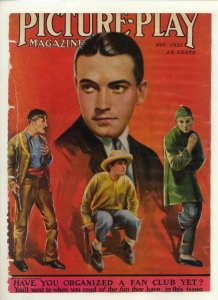 PICTURE PLAY magazine side cover November 1921