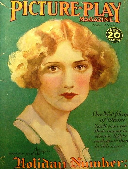 PICTURE PLAY magazine side cover January 1922