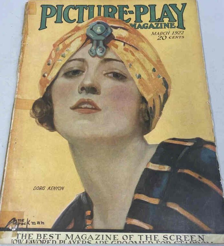 PICTURE PLAY magazine side cover March 1922