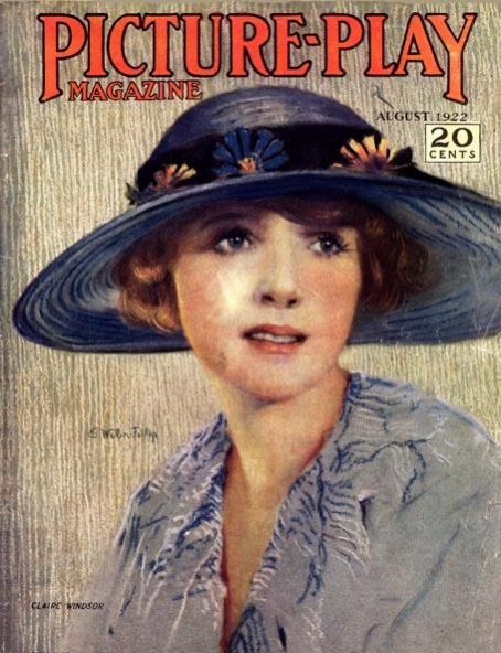 PICTURE PLAY magazine side cover August 1922