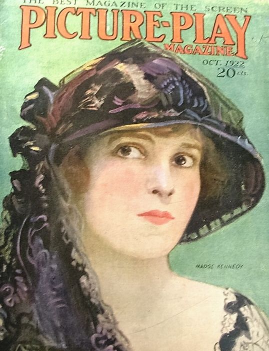 PICTURE PLAY magazine side cover October 1922