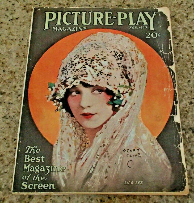 PICTURE PLAY magazine side cover February 1923
