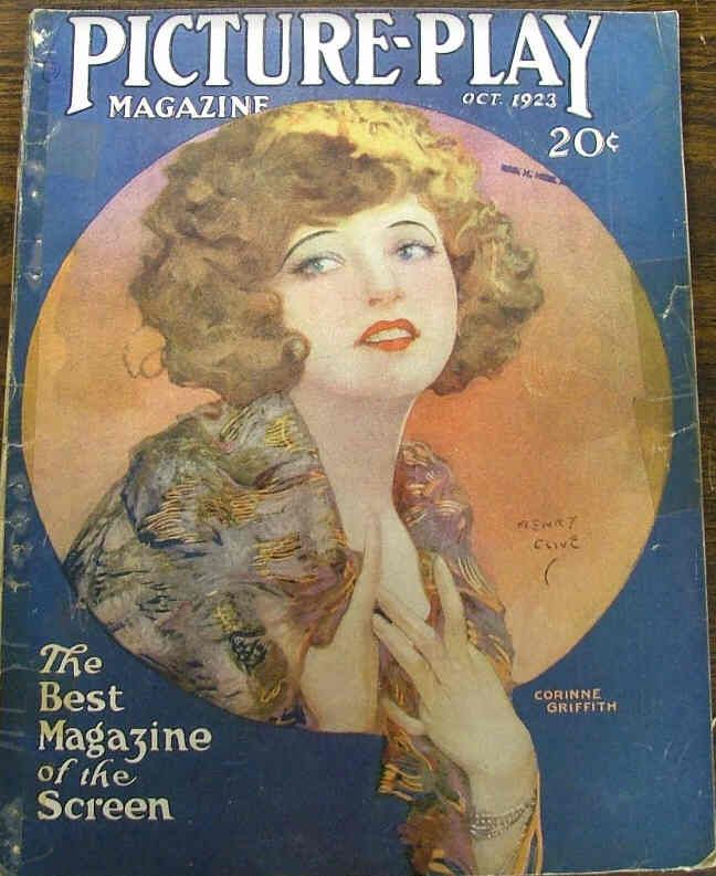 PICTURE PLAY magazine side cover October 1923