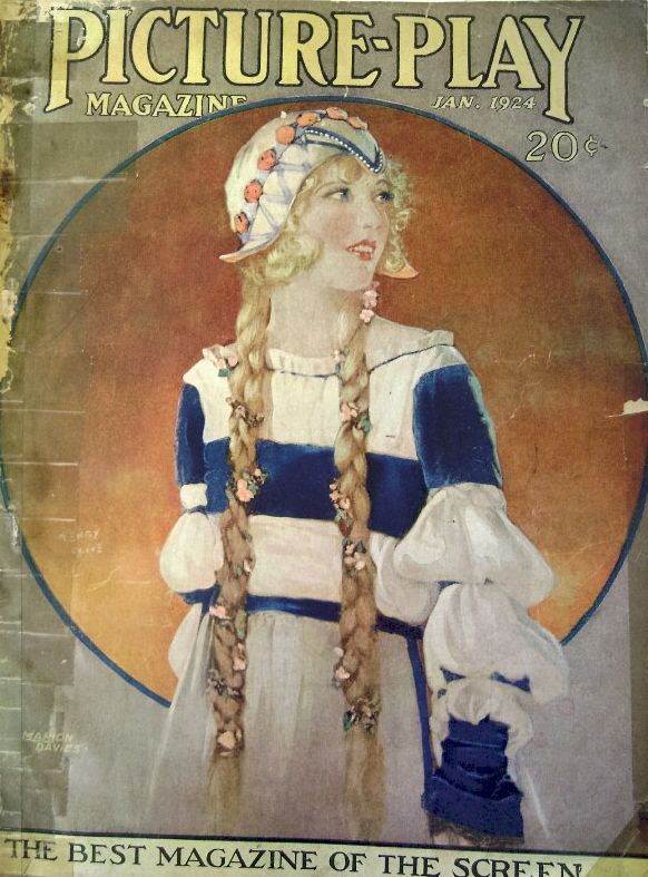 PICTURE PLAY magazine side cover January 1924
