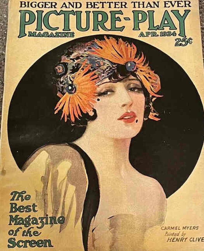 PICTURE PLAY magazine side cover April 1924