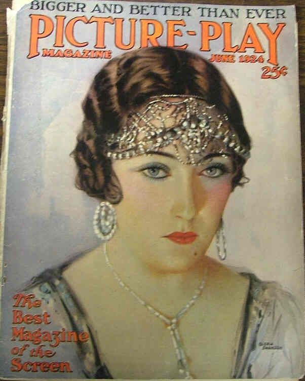 PICTURE PLAY magazine side cover June 1924