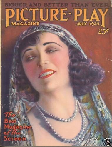 PICTURE PLAY magazine side cover July 1924