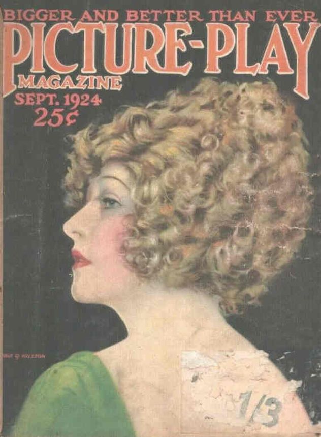 PICTURE PLAY magazine side cover September 1924