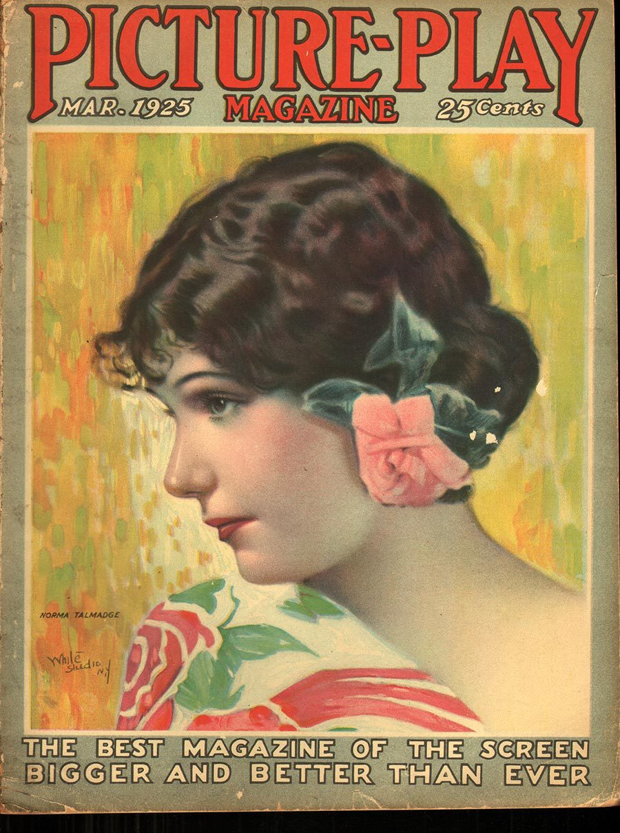 PICTURE PLAY magazine side cover March 1925