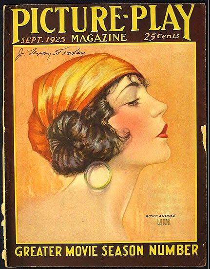 PICTURE PLAY magazine side cover September 1925