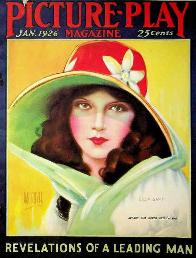 PICTURE PLAY magazine side cover January 1926