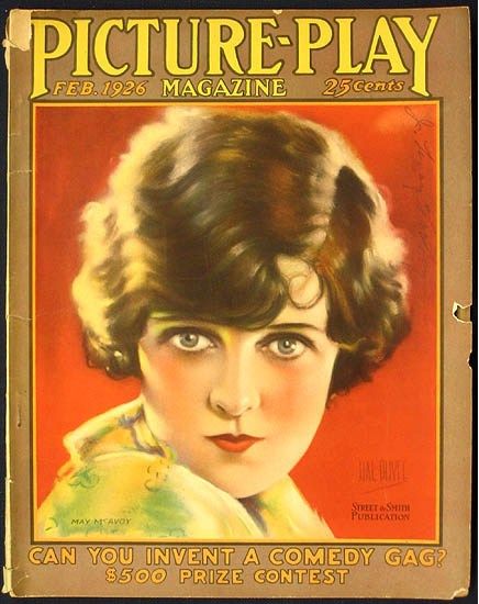 PICTURE PLAY magazine side cover February 1926