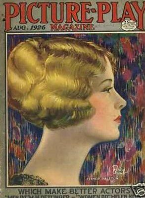 PICTURE PLAY magazine side cover August 1926