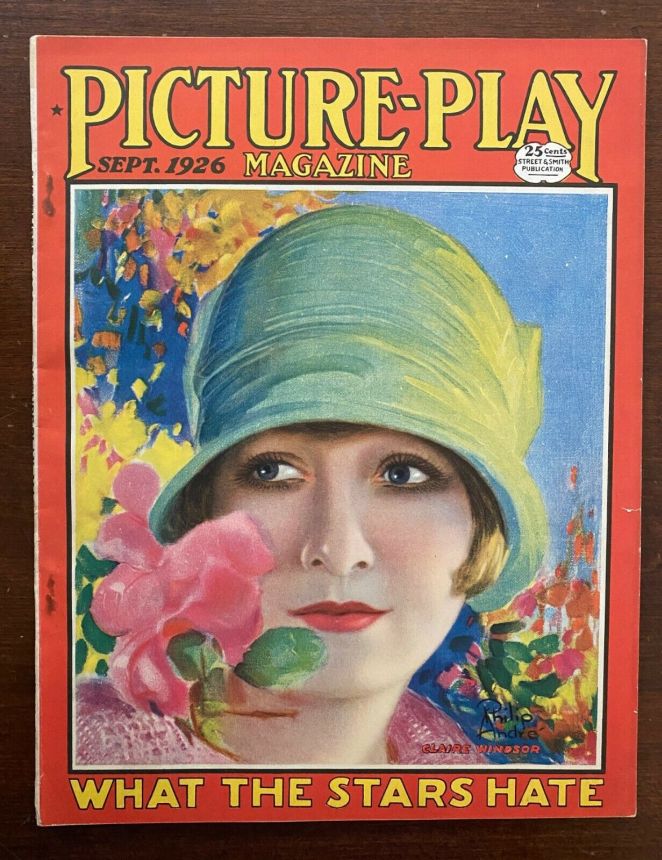 PICTURE PLAY magazine side cover September 1926
