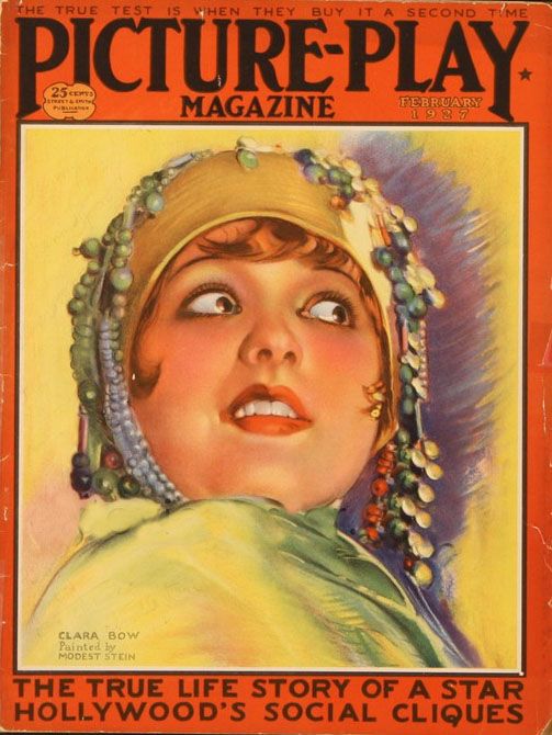 PICTURE PLAY magazine side cover February 1927
