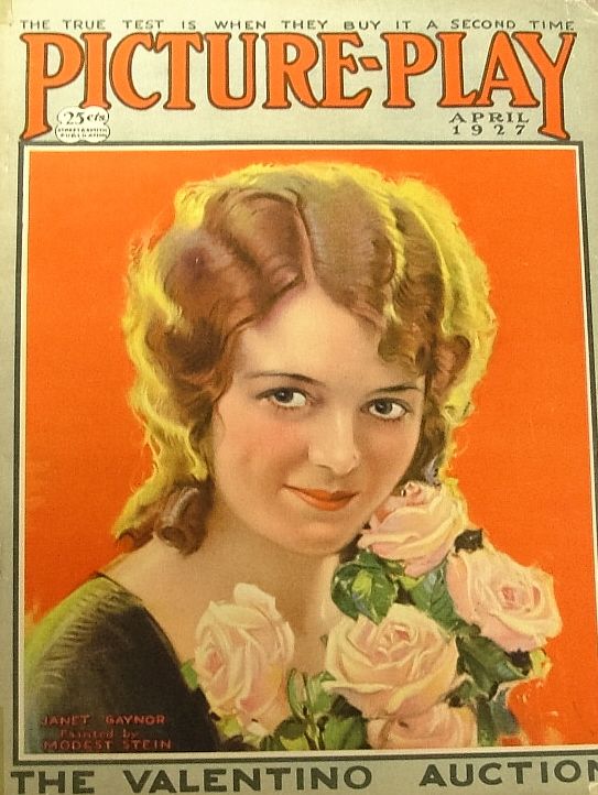 PICTURE PLAY magazine side cover April 1927