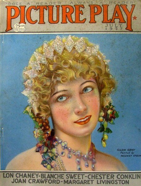 PICTURE PLAY magazine side cover July 1927