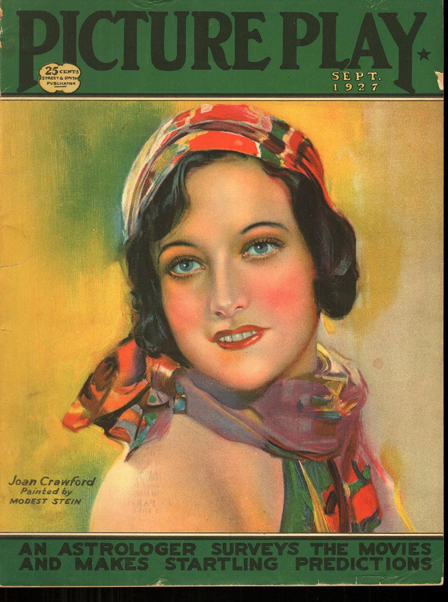 PICTURE PLAY magazine side cover September 1927