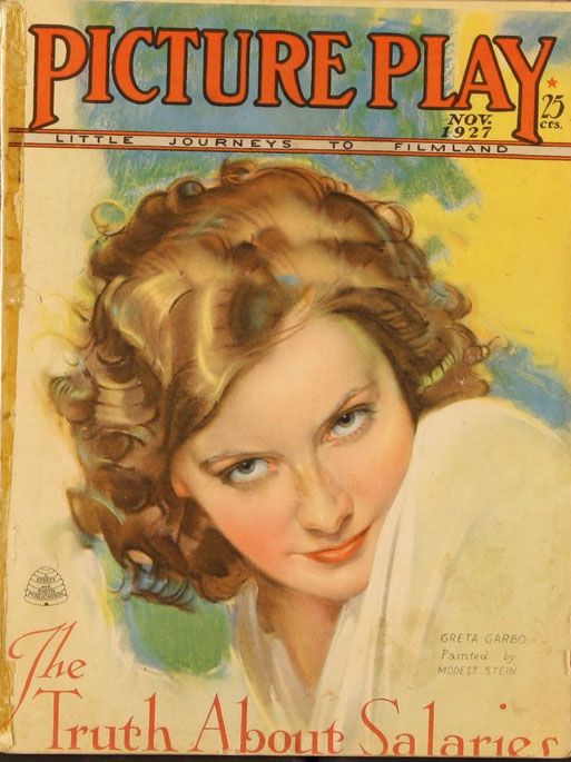 PICTURE PLAY magazine side cover November 1927
