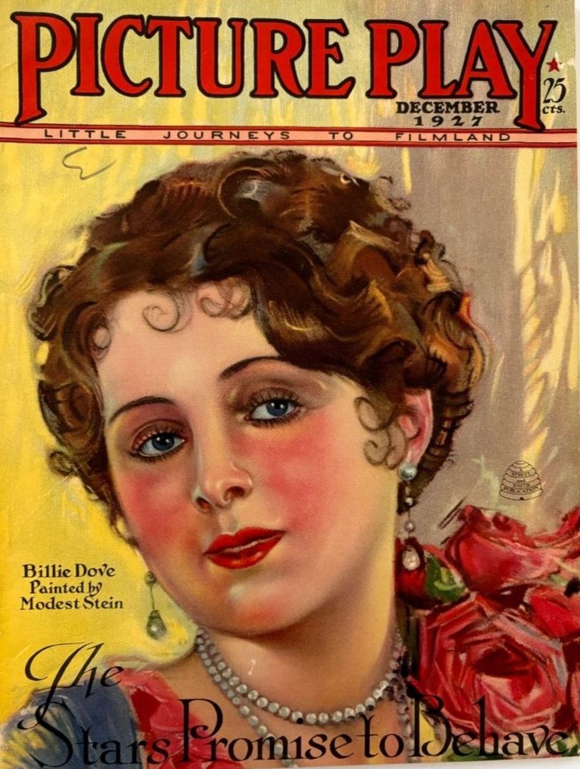 PICTURE PLAY magazine side cover December 1927