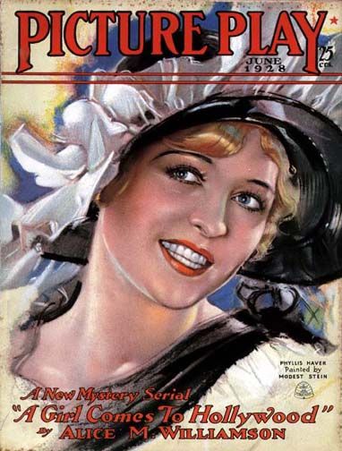 PICTURE PLAY magazine side cover June 1928