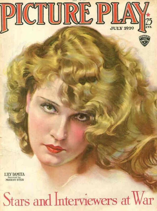 PICTURE PLAY magazine side cover July 1929