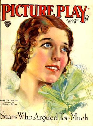 PICTURE PLAY magazine side cover August 1929