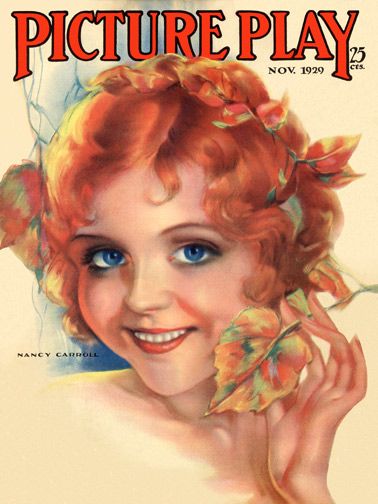 PICTURE PLAY magazine side cover November 1929