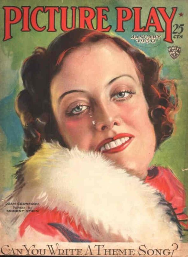 PICTURE PLAY magazine side cover January 1930