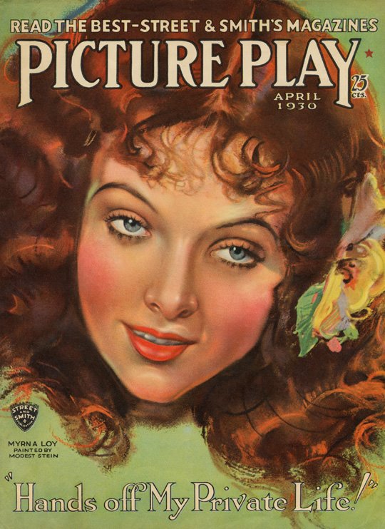 PICTURE PLAY magazine side cover April 1930