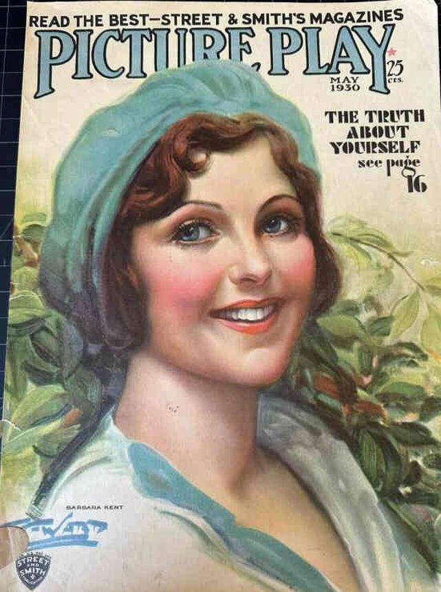 PICTURE PLAY magazine side cover May 1930