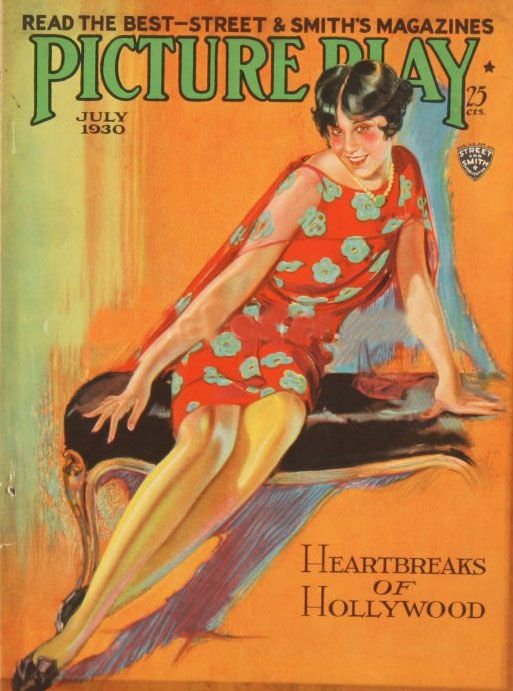 PICTURE PLAY magazine side cover July 1930