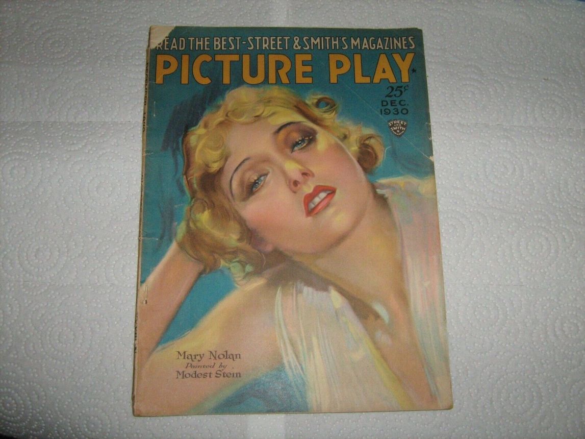 PICTURE PLAY magazine side cover December 1930