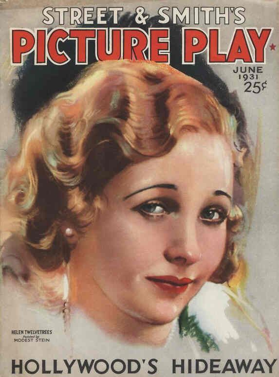 PICTURE PLAY magazine side cover June 1931