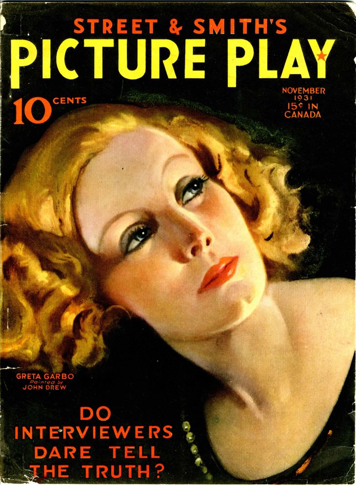 PICTURE PLAY magazine side cover November 1931