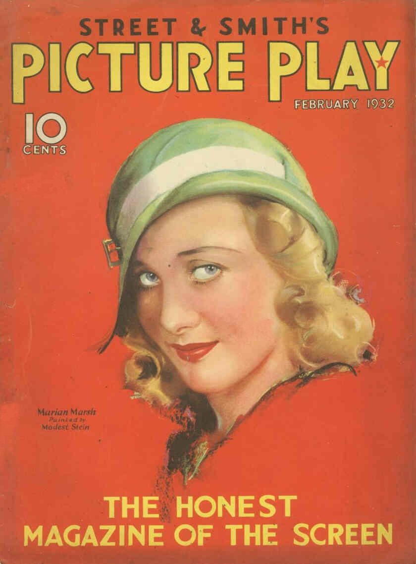 PICTURE PLAY magazine side cover February 1932